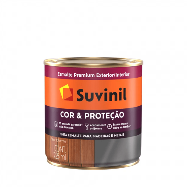 Tinta Suvinil Esmalte Sintético Cor e proteção 225ml